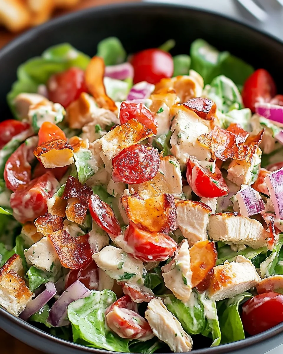 Healthy BLT Chicken Salad – A Low-Carb & Keto-Friendly Meal!