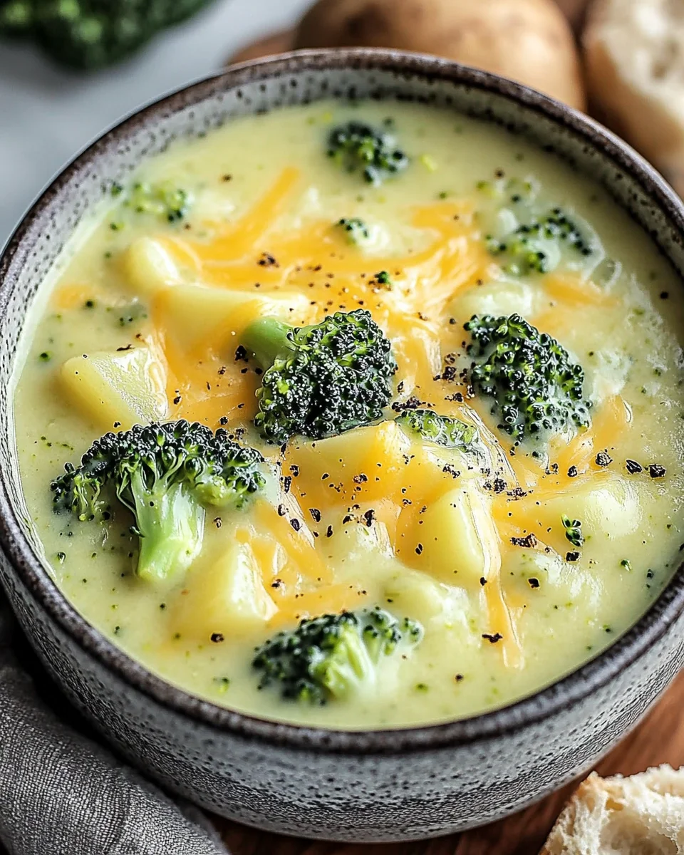 Broccoli Potato Cheese Soup Recipe: A Warm and Comforting Classic