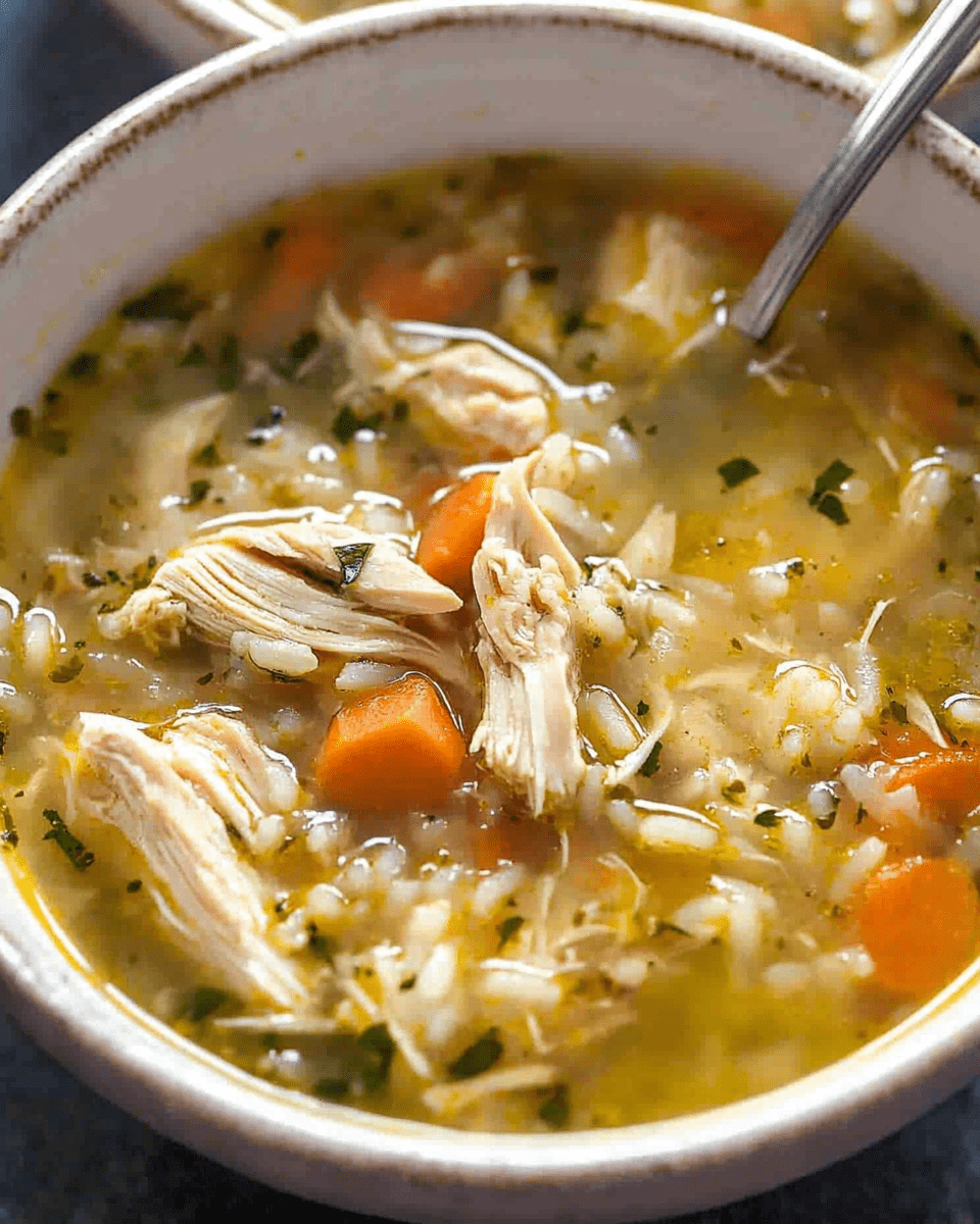 Chicken and Rice Soup: A Warm, Comforting Classic