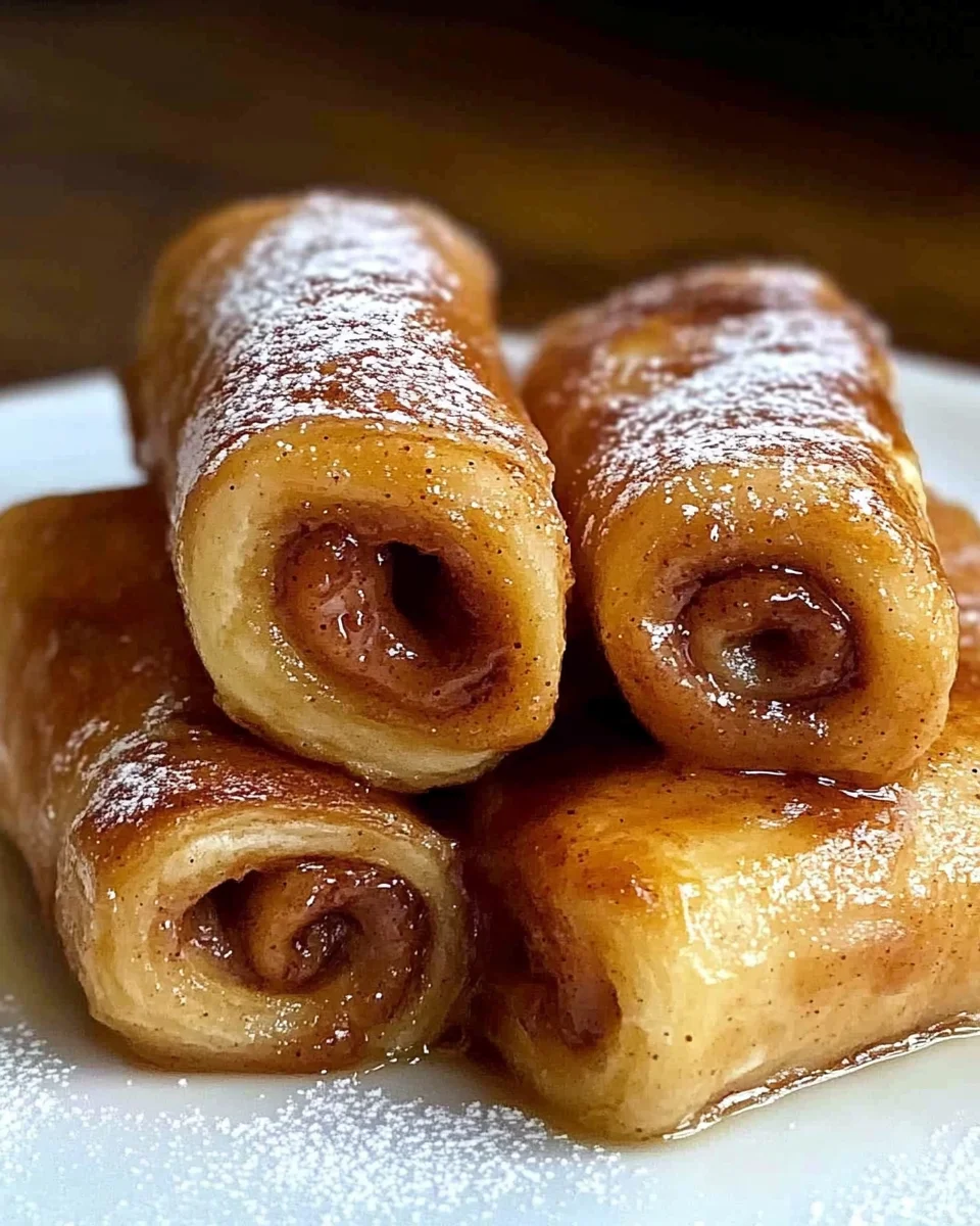 Cinnamon Roll French Toast Roll-Ups