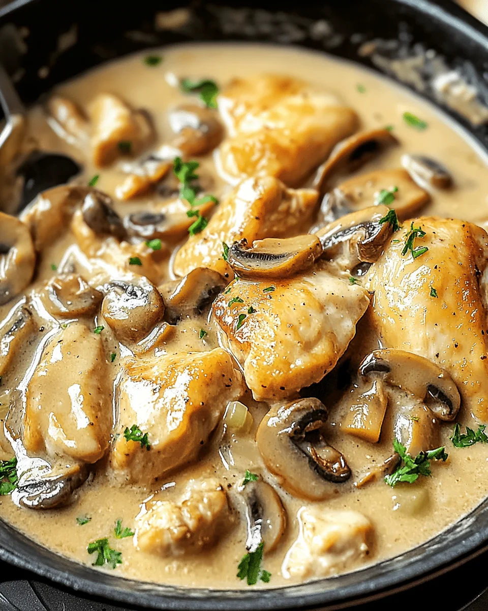 Creamy Mushroom Chicken