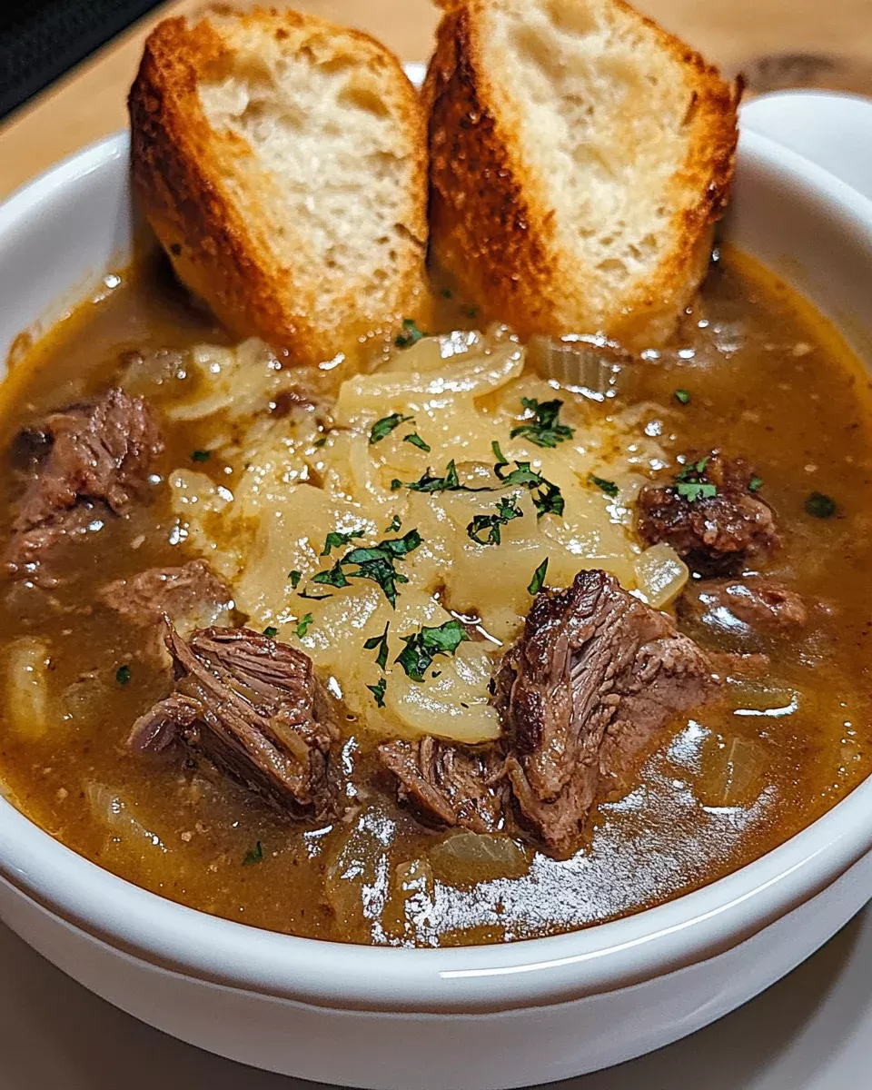 French Onion Beef Short Rib Soup: A Cozy, Flavorful Classic