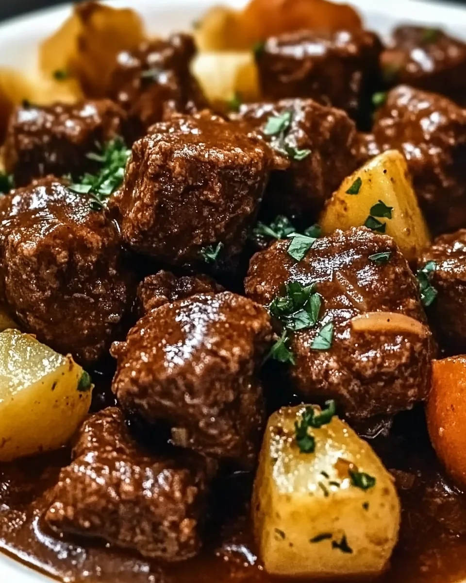 Tender Garlic Butter Beef Bites & Potatoes: A Hearty and Flavorful One-Pan Meal