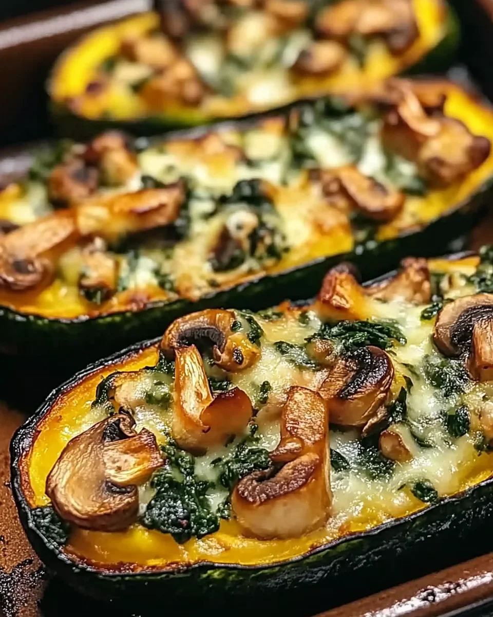 Garden-Fresh Stuffed Zucchini Boats: A Nutritious and Flavorful Delight