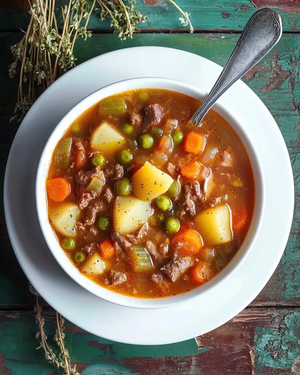 A Bowl of Comfort: The Story Behind My Mom’s Old-Fashioned Vegetable Beef Soup