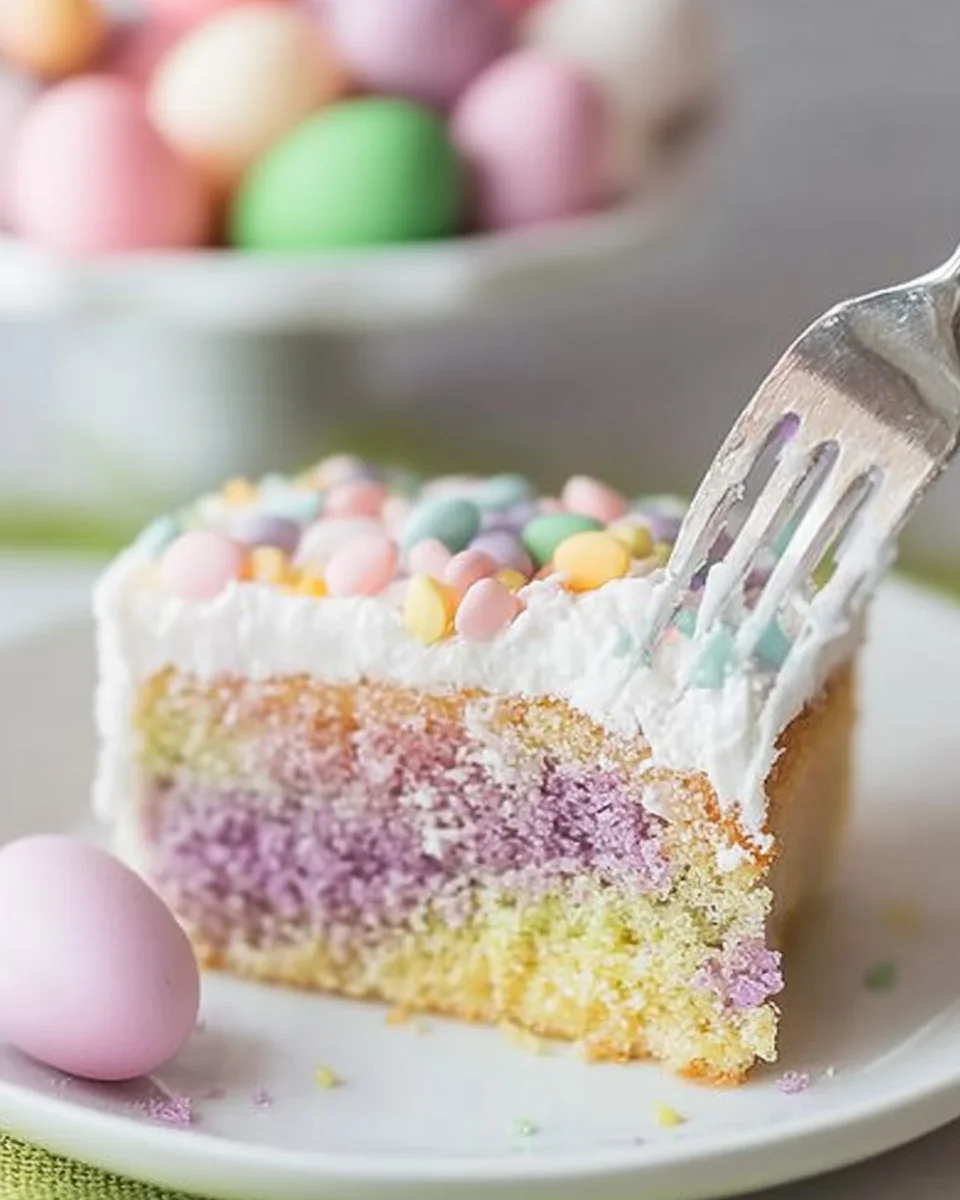 Easter Magic Poke Cake: A Colorful Tradition for Sweet Memories