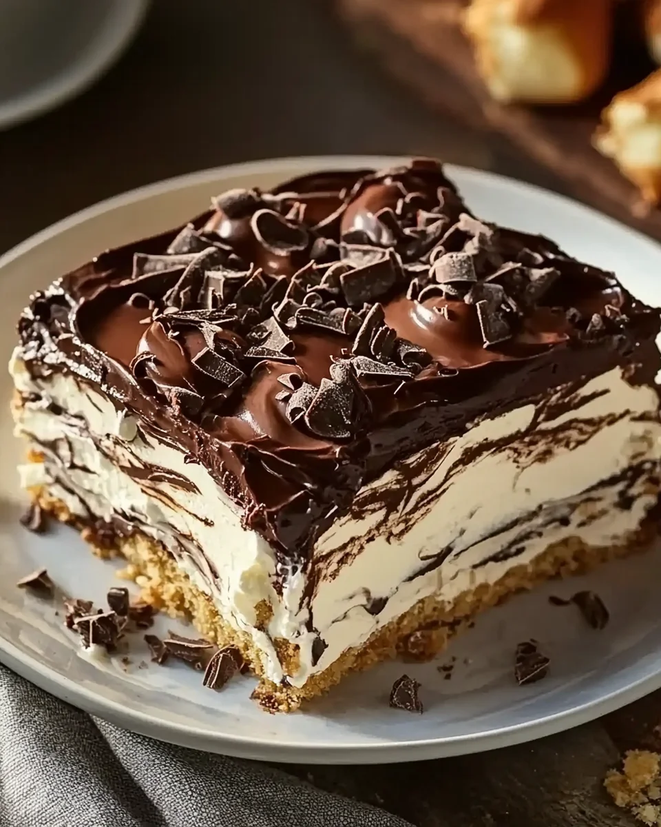 No-Bake Chocolate Éclair Cake: A Timeless Dessert for Every Occasion
