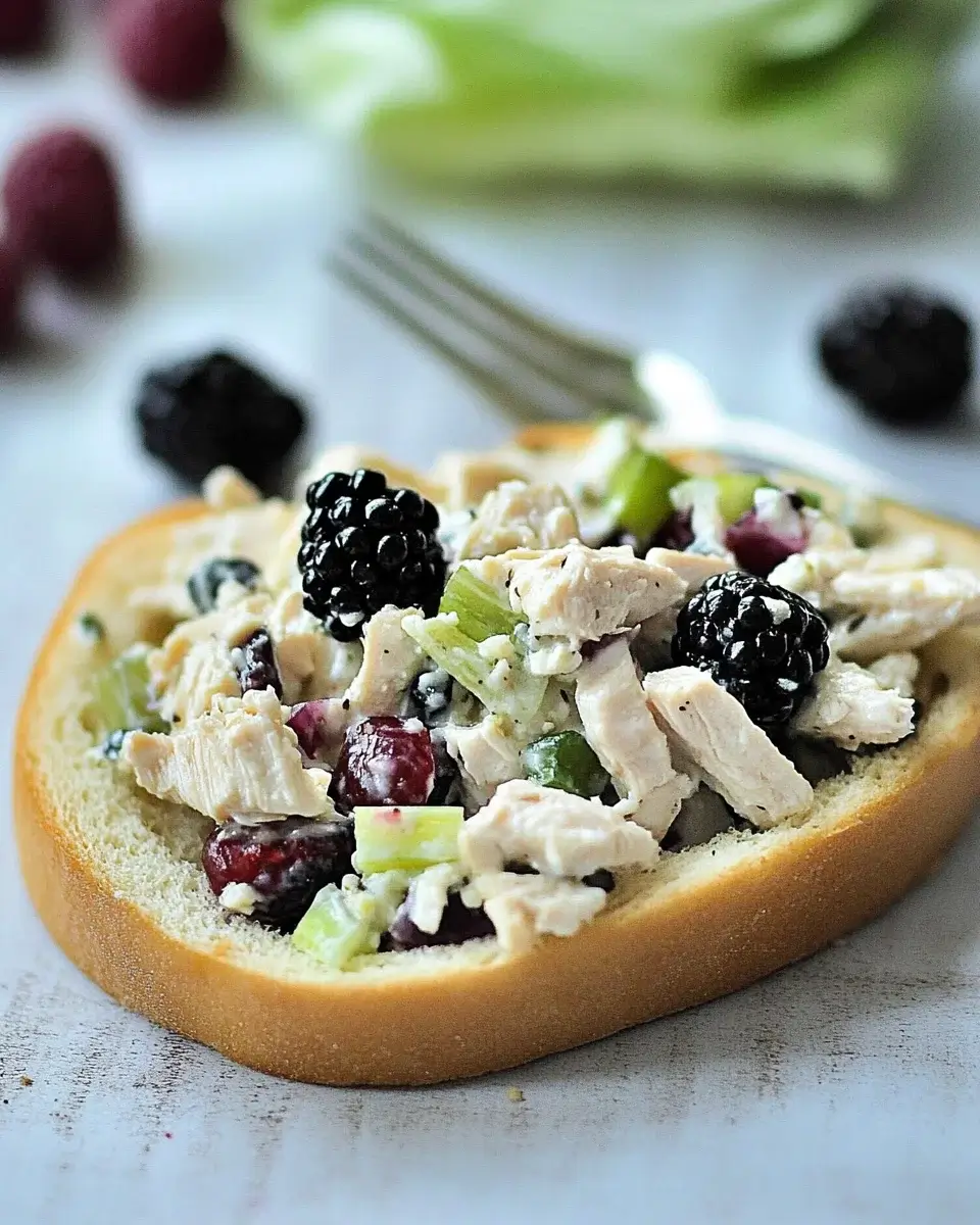 Blackberry Cottage Cheese Chicken Salad: A Refreshing Delight!