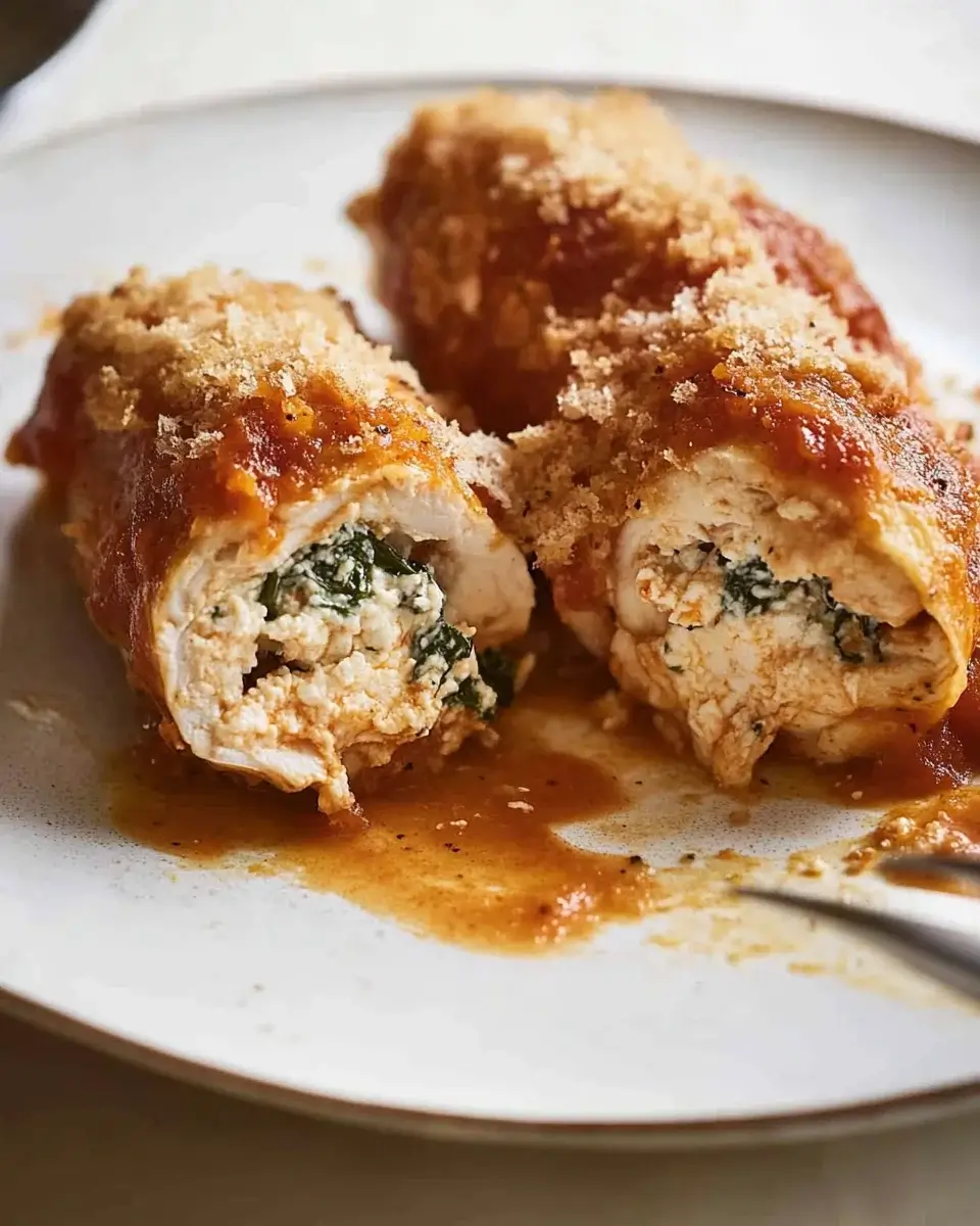 Chicken Rollatini with Spinach and Ricotta: A Tasty Delight!