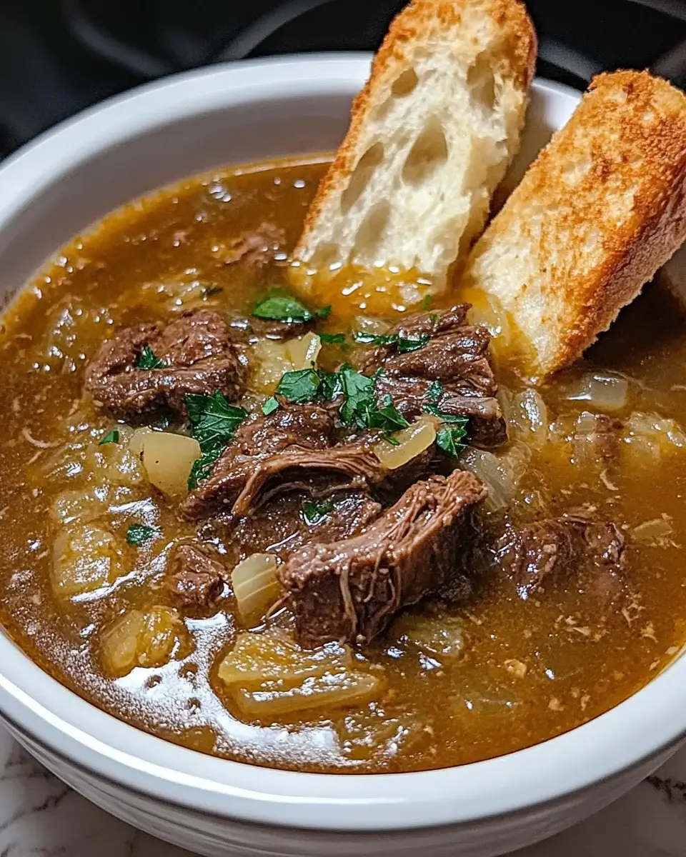 French Onion Beef Short Rib