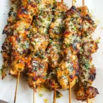 Garlic Parmesan Chicken Skewers