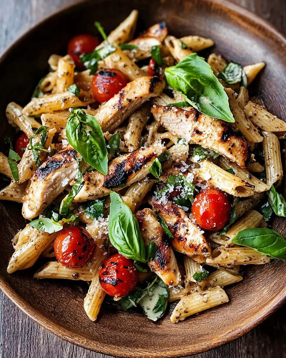 Grilled Chicken Pasta Salad with Balsamic Vinaigrette: Discover a Fresh Flavor!