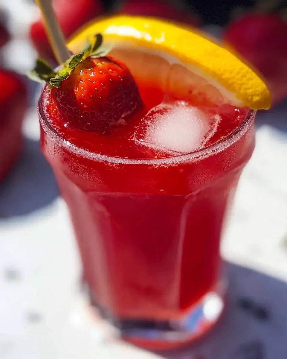 Hibiscus Strawberry Refresher: Refresh Your Summer Sip!