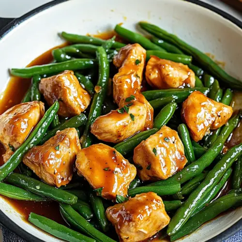 Lemon Garlic Chicken with Green Beans