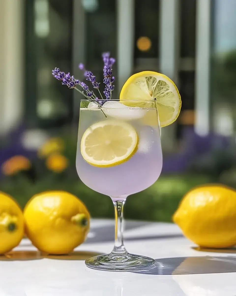 Lemon Lavender Spritzer: Refreshing Summer Drink Recipe
