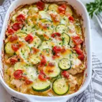 Mediterranean Chicken and Zucchini Bake