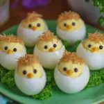 Peepin' Chickies Deviled Eggs