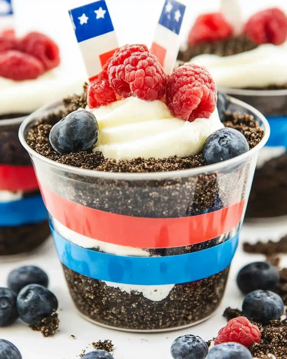 Red, White, and Blue Dirt Cups: Delightful Treats Await!