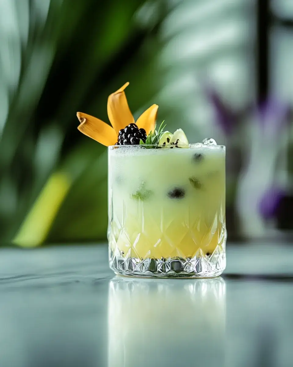 Tropical Blue Caribbean Cocktail: A Refreshing Delight!