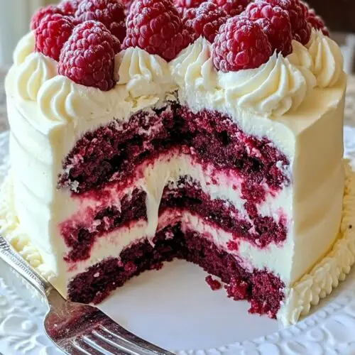 White Chocolate Raspberry Dream Cake