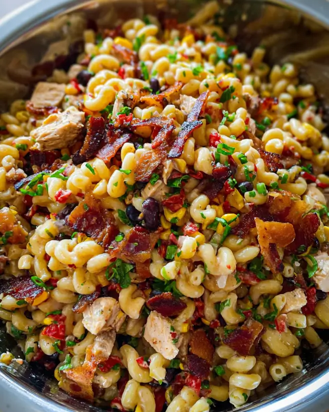 BBQ Chicken Pasta Salad: A Delightful Summer Dish!