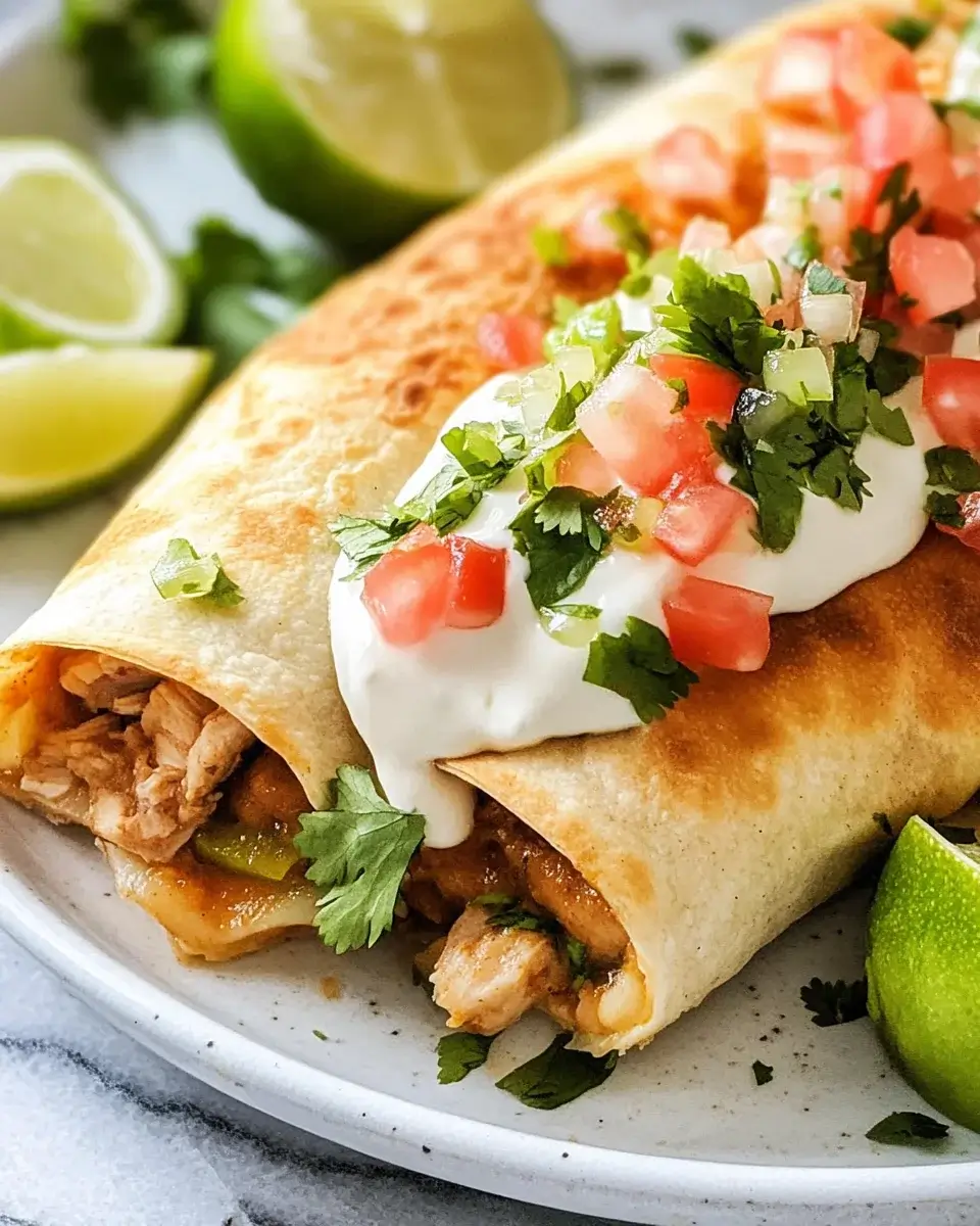 Baked Chicken Chimichangas: Easy and Delicious Recipe!