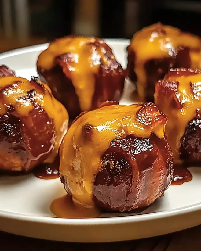 Cheddar-Stuffed BBQ Bacon Bombs: A Must-Try Recipe!