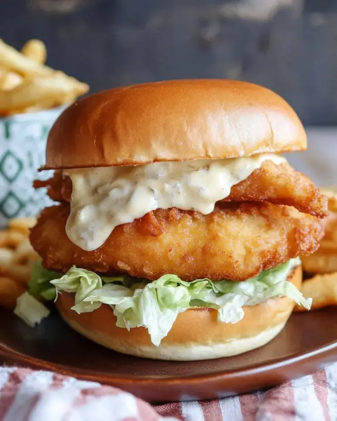 Crispy Fried Fish Burgers: A Flavorful Recipe Delight!