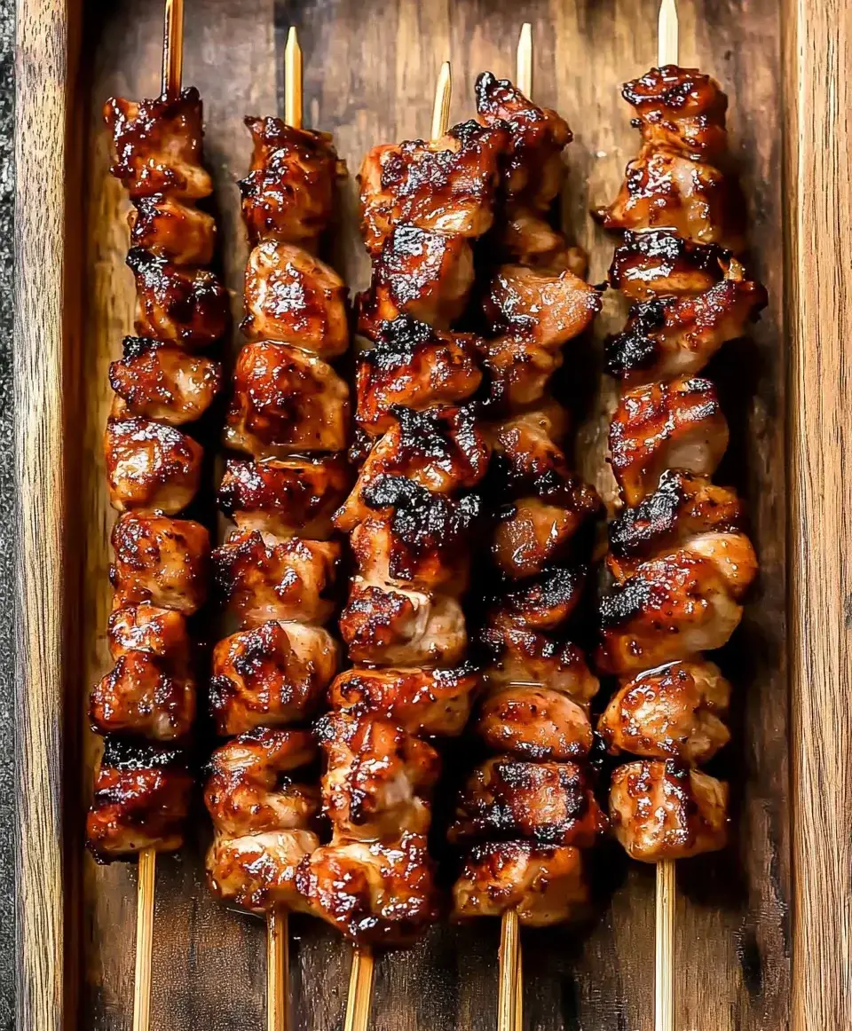Grilled Chicken Skewers with Honey Soy Marinade that Impress!