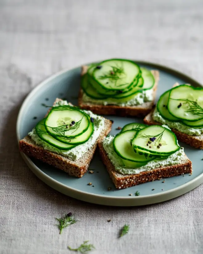 Matcha Cucumber Tea Sandwiches: A Refreshing Delight!