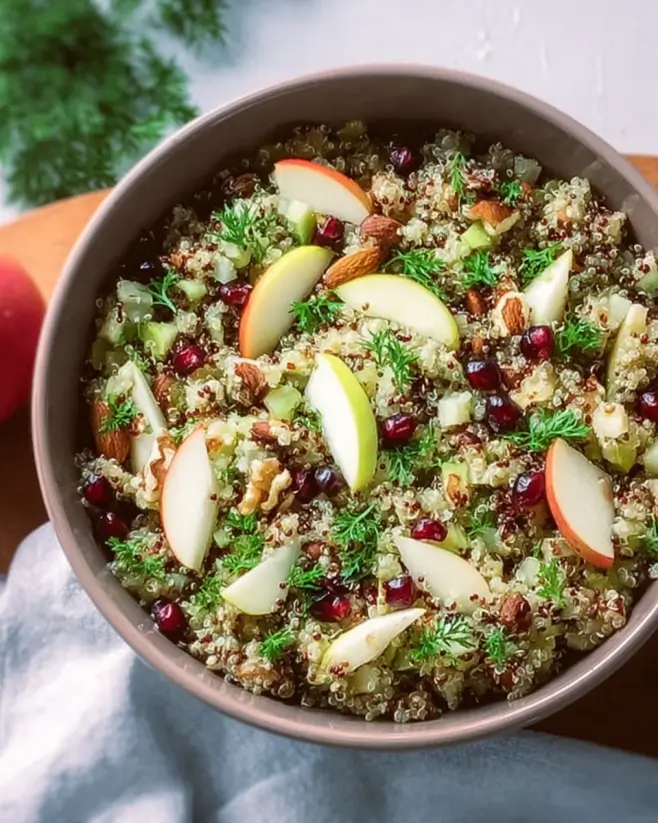 Quinoa Apple Salad: A Refreshing Twist on Nutrition!