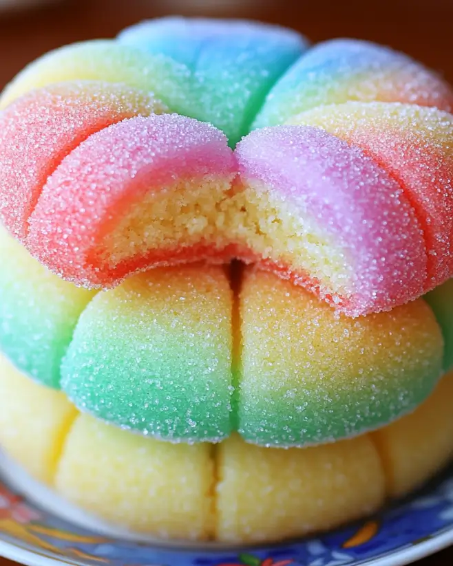 Rainbow Jello Sugar Cookies: A Colorful Baking Delight!
