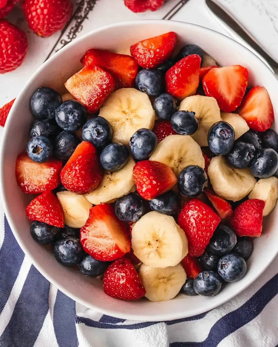 Red, White, and Blue Fruit Salad You’ll Love Today!