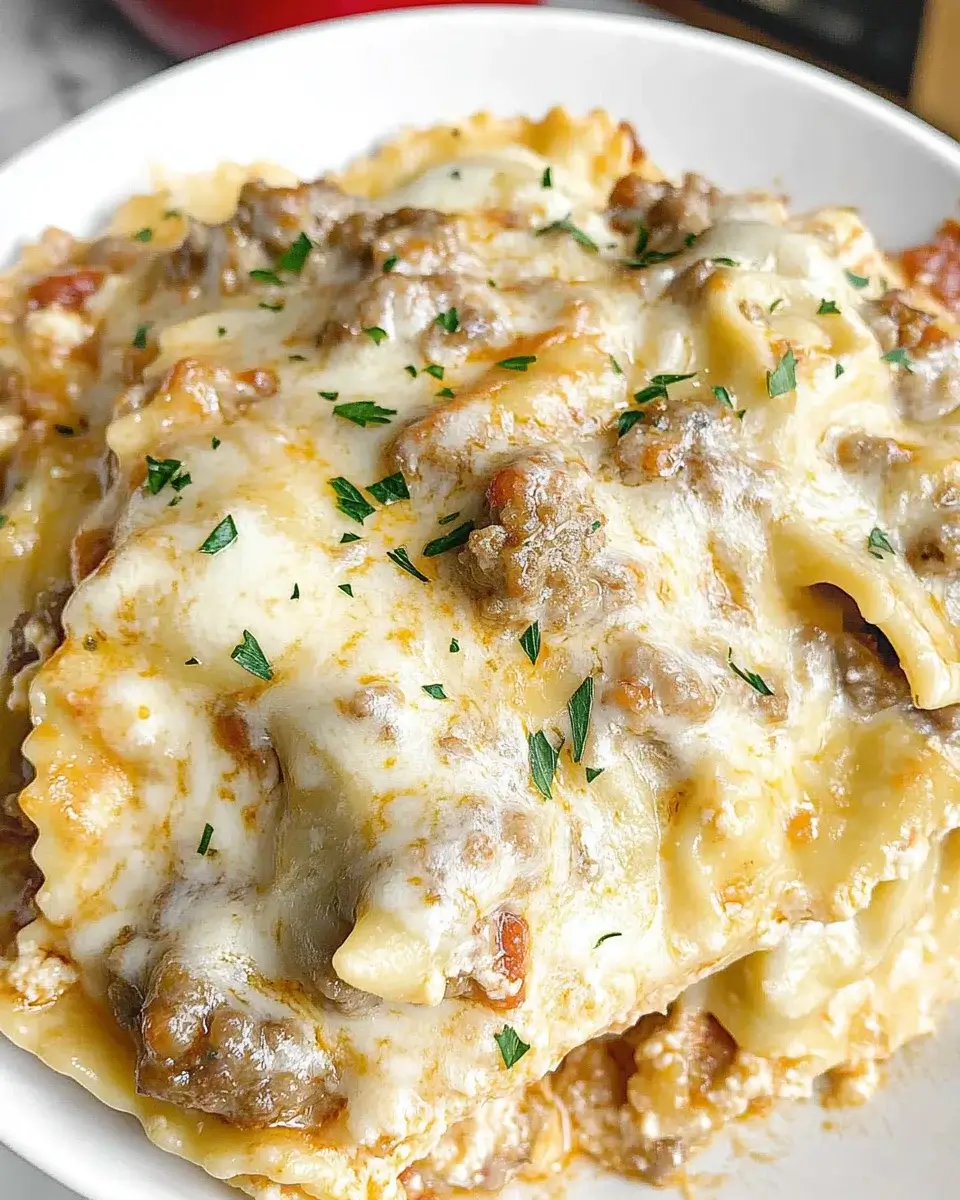 Sausage Alfredo Ravioli Lasagna: A Comfort Food Delight