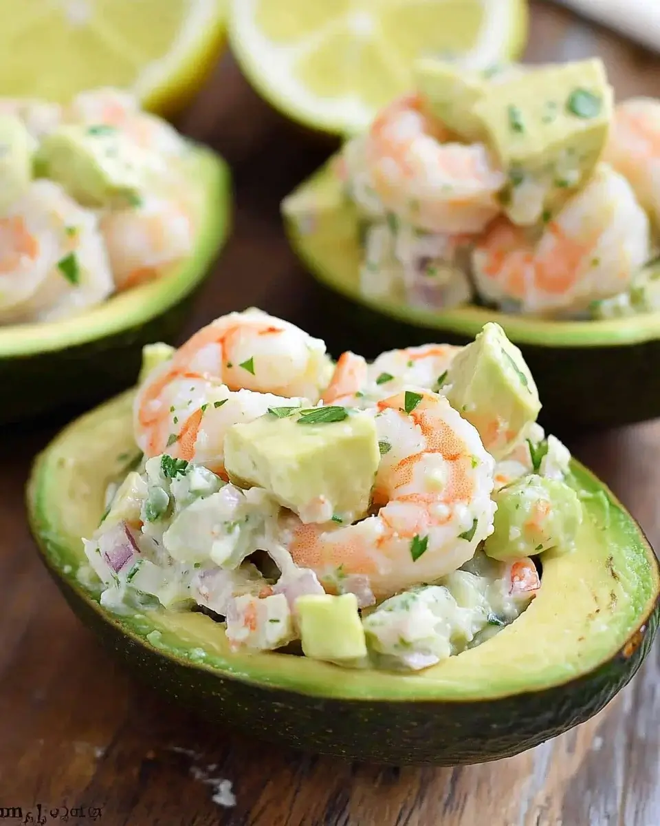 Shrimp Salad Stuffed Avocado: A Creamy Delight!