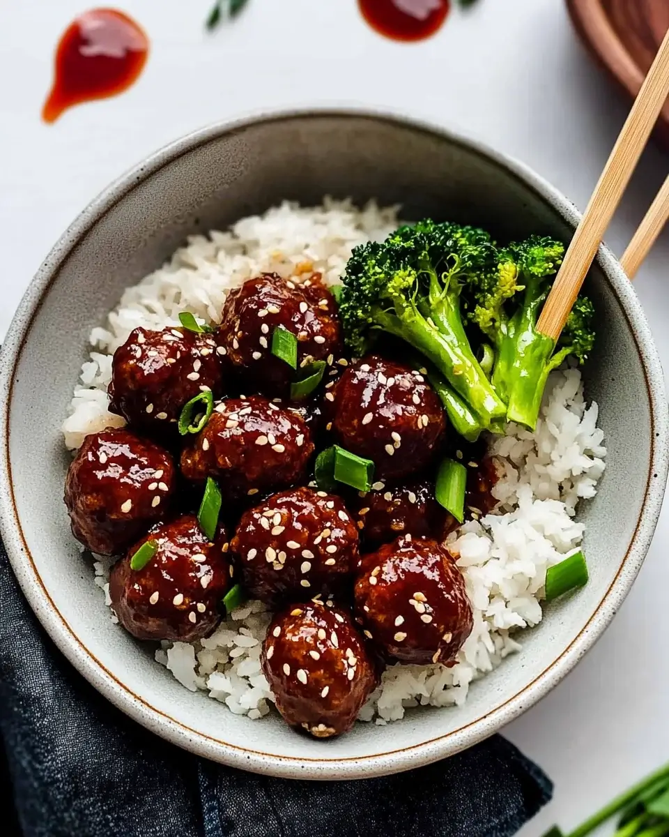 Sticky Mongolian Beef Meatballs: A Quick, Tasty Recipe!
