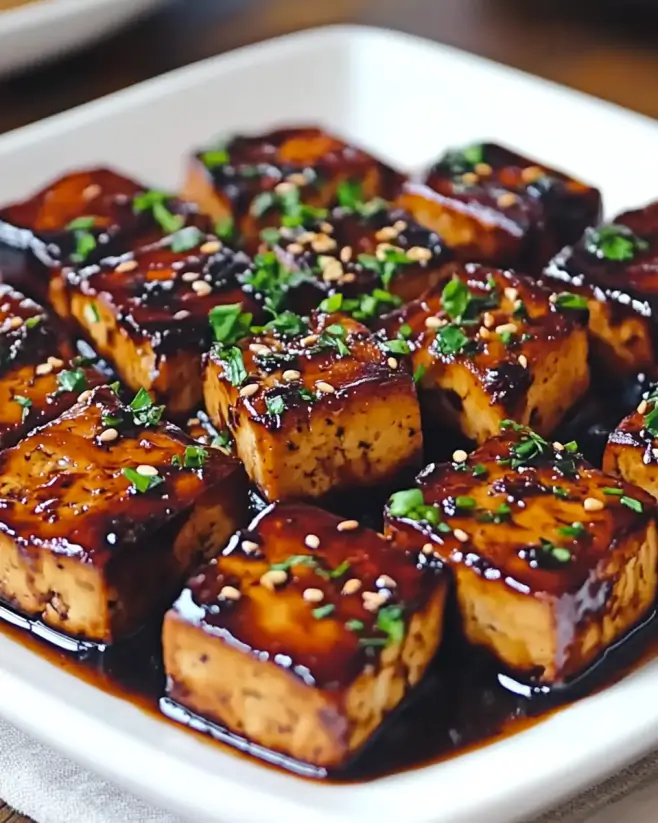 Balsamic Glazed Tofu with Roasted Vegetables Recipe Unveiled!