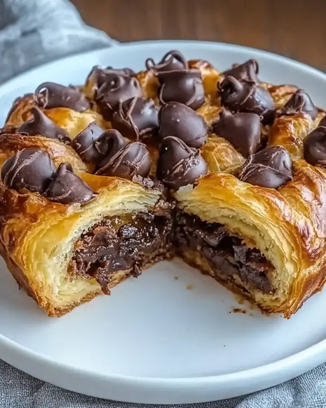 Chocolate Croissant Breakfast Bake that Everyone Loves!