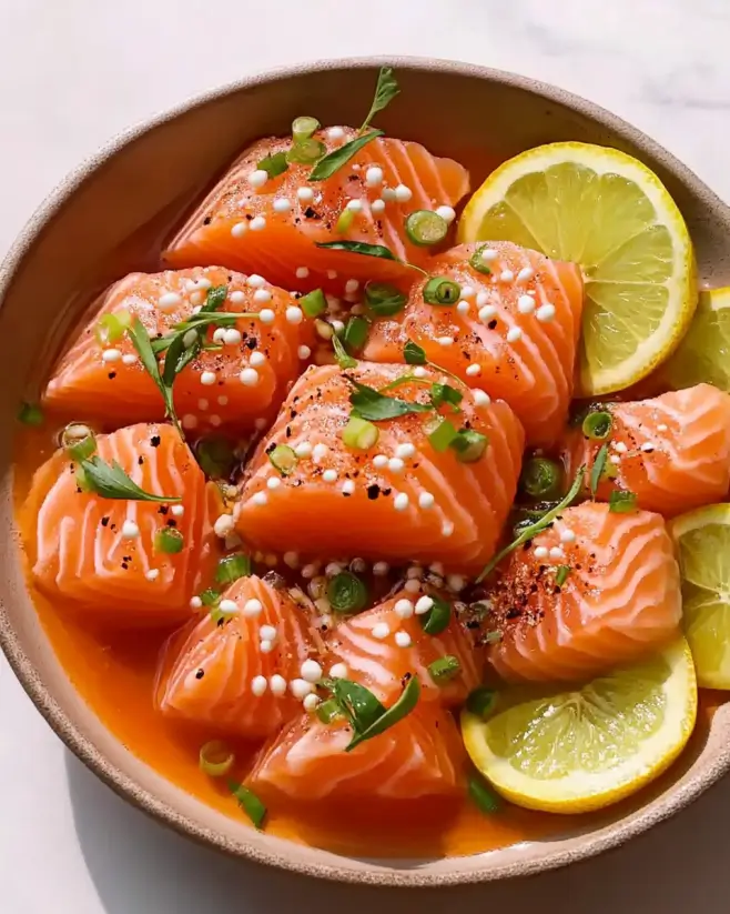 Citrus Salmon Crudo: A Refreshing Seafood Delight!