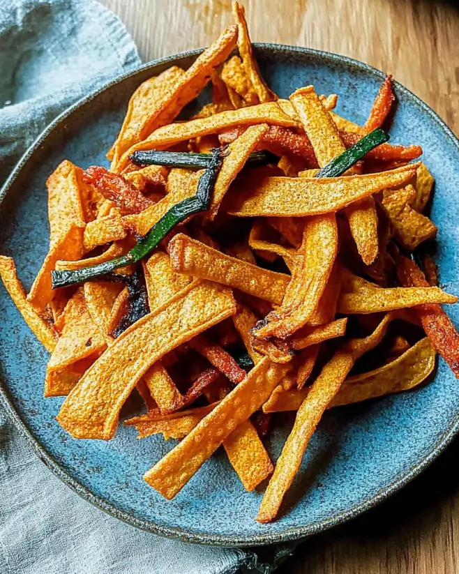Crispy Air-Fried Crab Stick Crackers: A Tasty Delight!