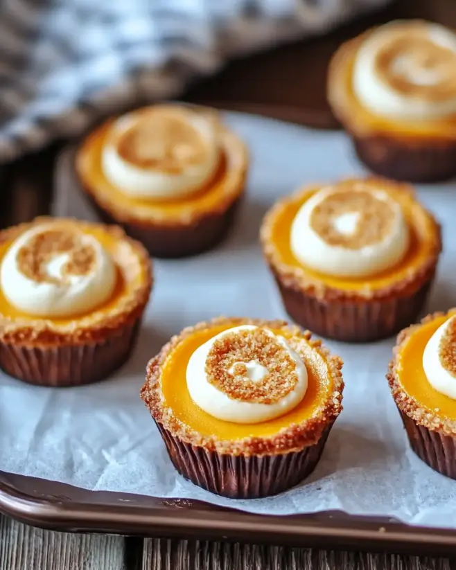 Mini Pumpkin Cheesecakes: Indulge in a Fall Treat!