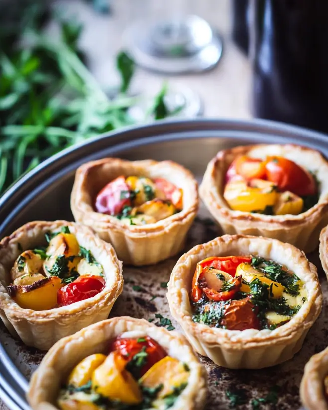 Savory Tomato Tarts with Tajin: A Flavorful Delight!