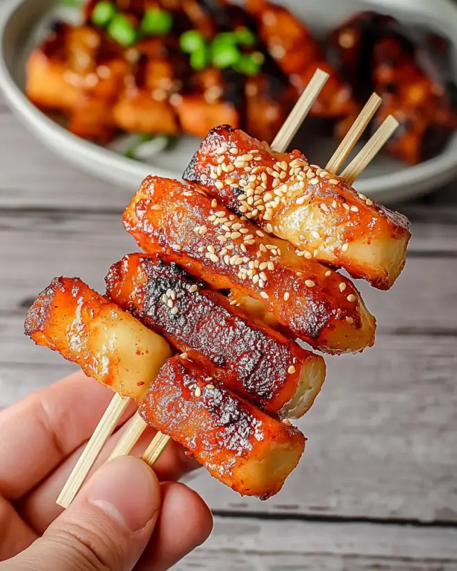 Sweet and Savory Tteokkochi: A Flavorful Guide to Making Rice Cake Skewers!