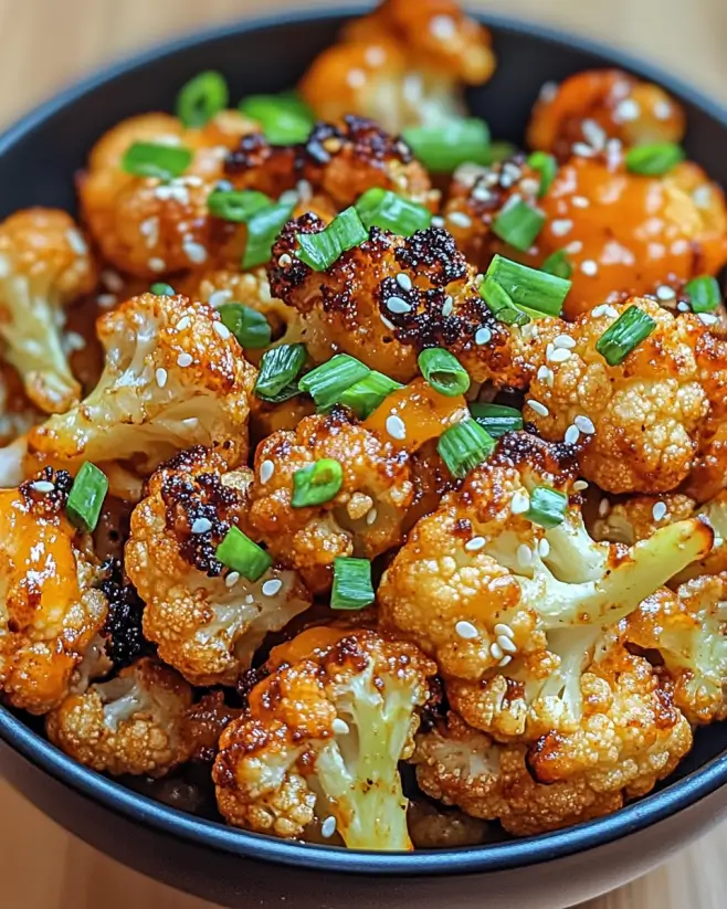 Sweet and Spicy Baked Cauliflower: A Flavorful Delight!