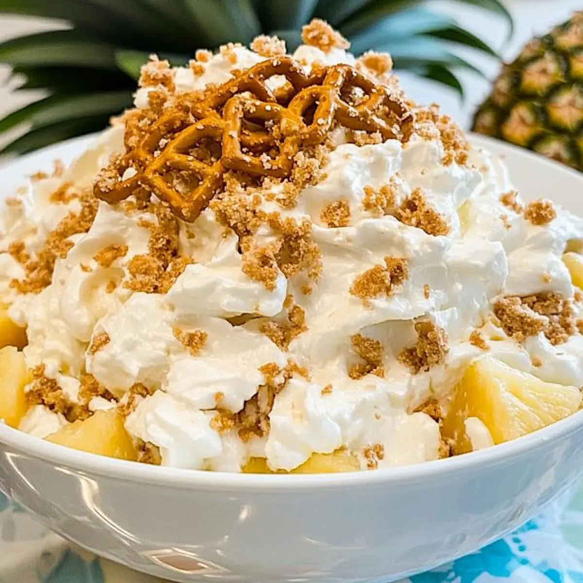 Pineapple Pretzel Fluff: The Perfect Sweet-Salty Treat