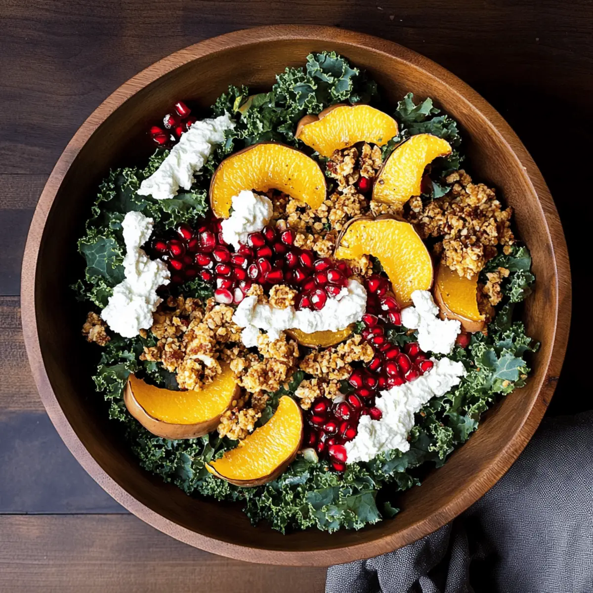 Autumn Harvest Salad with Pomegranates for Cozy Days