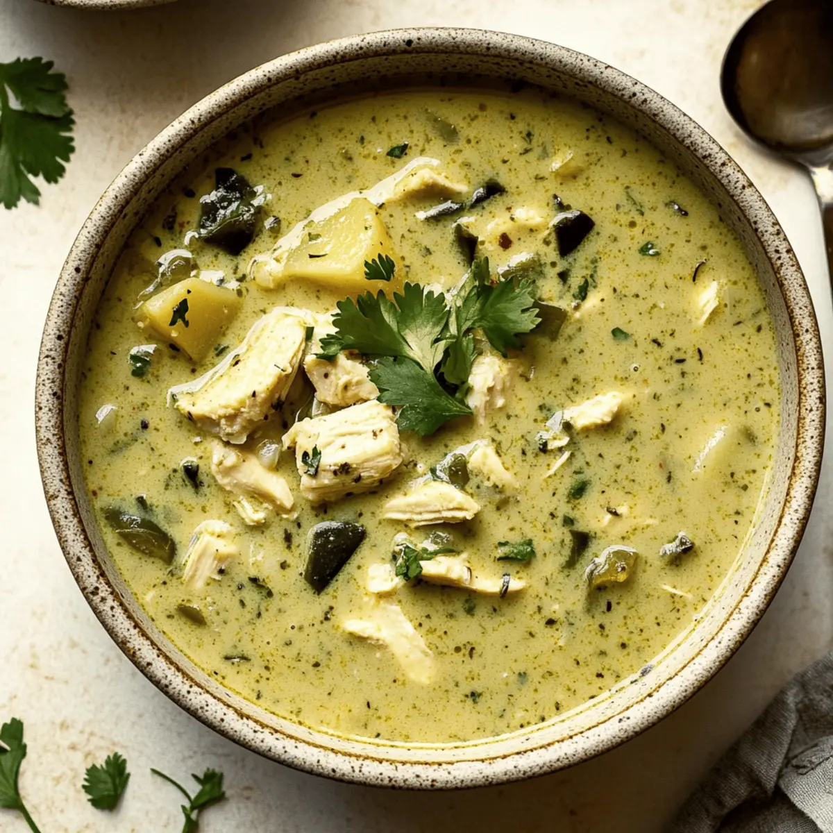 Mouthwatering Roasted Poblano Soup for Ultimate Comfort