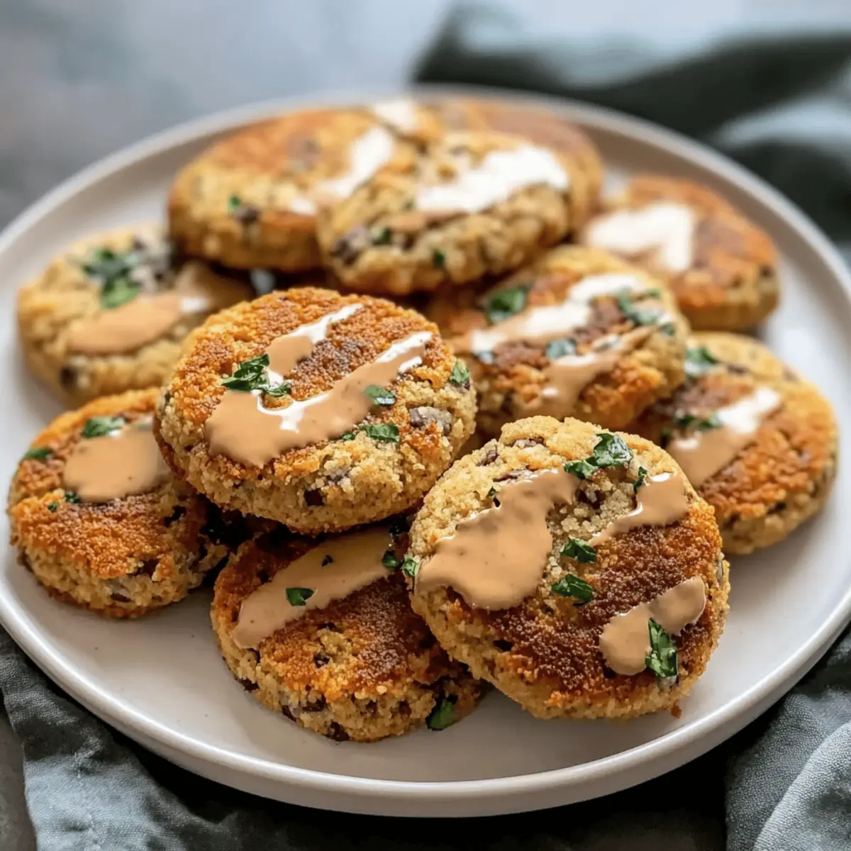 Baked Falafel with Tahini Sauce Recipe: Flavorful and Crisp