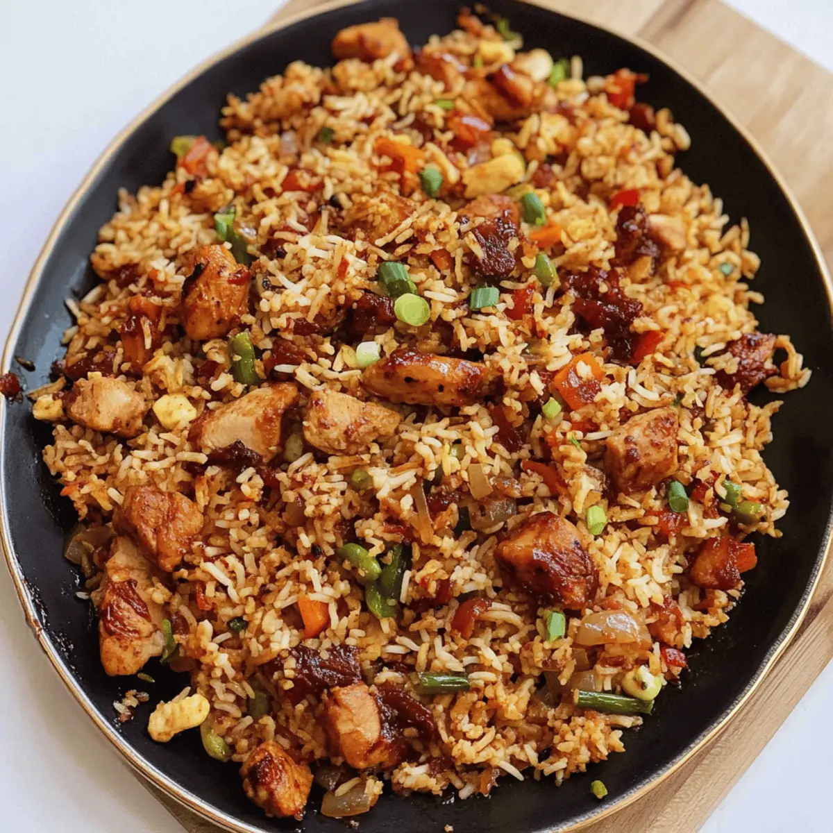 BBQ Chicken Fried Rice