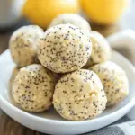 No-Bake Lemon Poppyseed Protein Balls